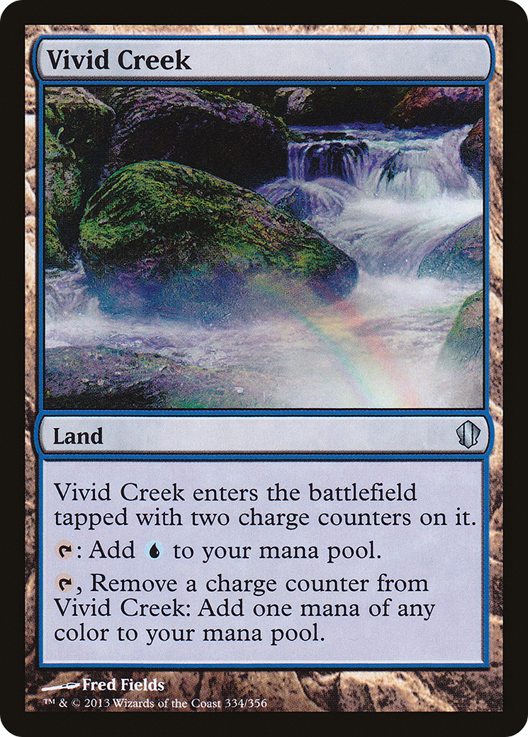 Vivid Creek (C13-334) - Commander 2013 - Premium MTG Single from Wizards of the Coast - Just $0.08! Shop now at Game Crave Tournament Store