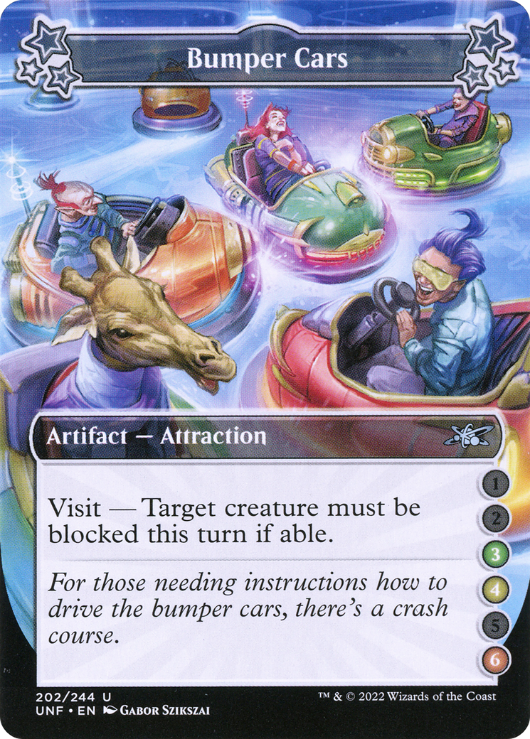 Bumper Cars (UNF-202D) - Unfinity Foil - Premium MTG Single from Wizards of the Coast - Just $0.25! Shop now at Game Crave Tournament Store