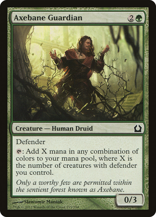 Axebane Guardian (RTR-115) - Return to Ravnica - Premium MTG Single from Wizards of the Coast - Just $0.25! Shop now at Game Crave Tournament Store