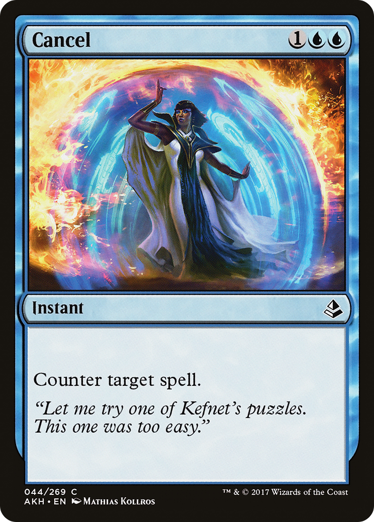 Cancel (AKH-044) - Amonkhet Foil - Premium MTG Single from Wizards of the Coast - Just $0.13! Shop now at Game Crave Tournament Store