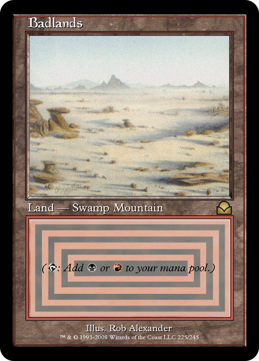Badlands (ME2-225) - Masters Edition II Foil - Premium MTG Single from Wizards of the Coast - Just $0! Shop now at Game Crave Tournament Store