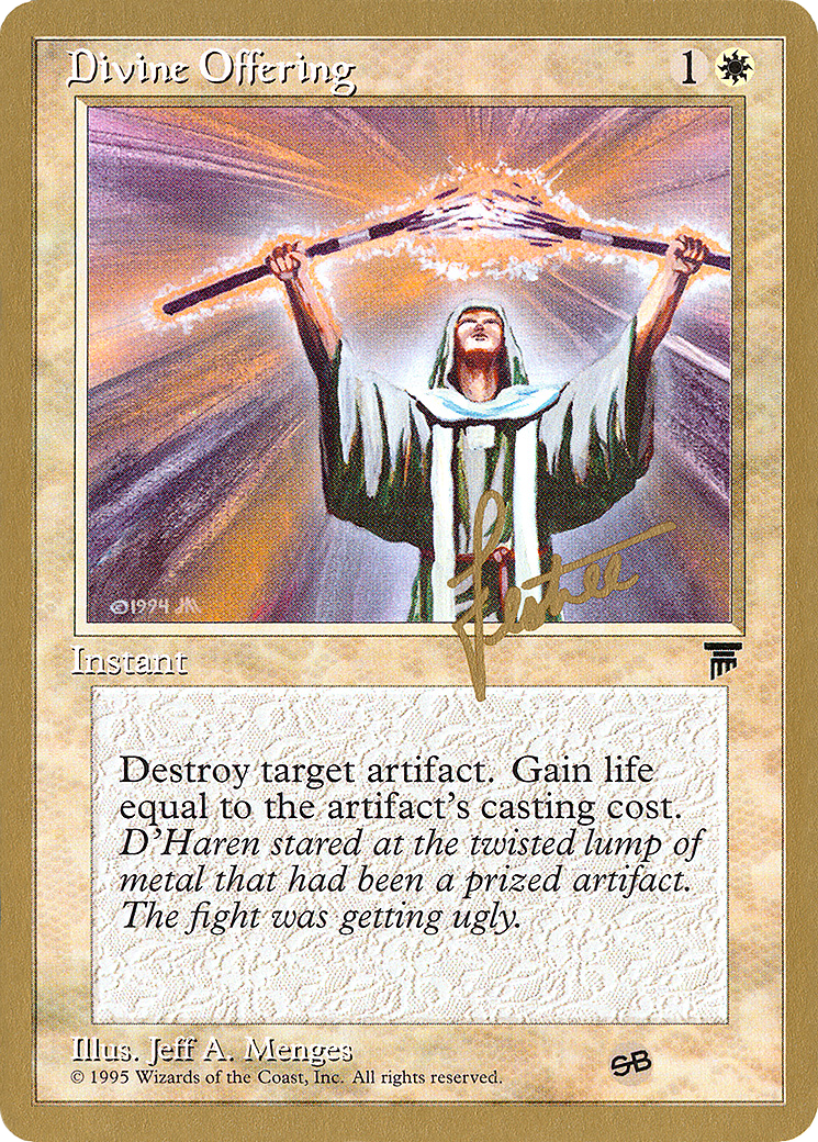 Divine Offering (PTC-BL6SB) - Pro Tour Collector Set - Premium MTG Single from Wizards of the Coast - Just $0.46! Shop now at Game Crave Tournament Store