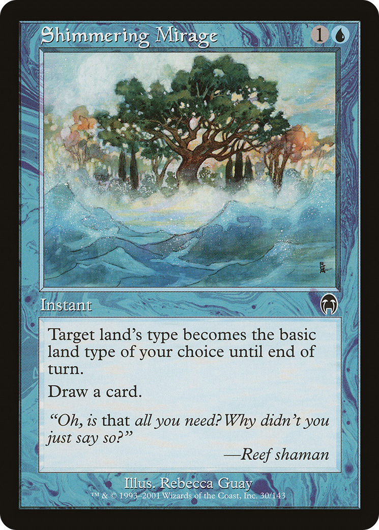 Shimmering Mirage (APC-030) - Apocalypse - Premium MTG Single from Wizards of the Coast - Just $0.26! Shop now at Game Crave Tournament Store