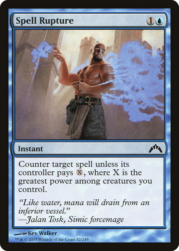 Spell Rupture (GTC-052) - Gatecrash Foil - Premium MTG Single from Wizards of the Coast - Just $0.08! Shop now at Game Crave Tournament Store