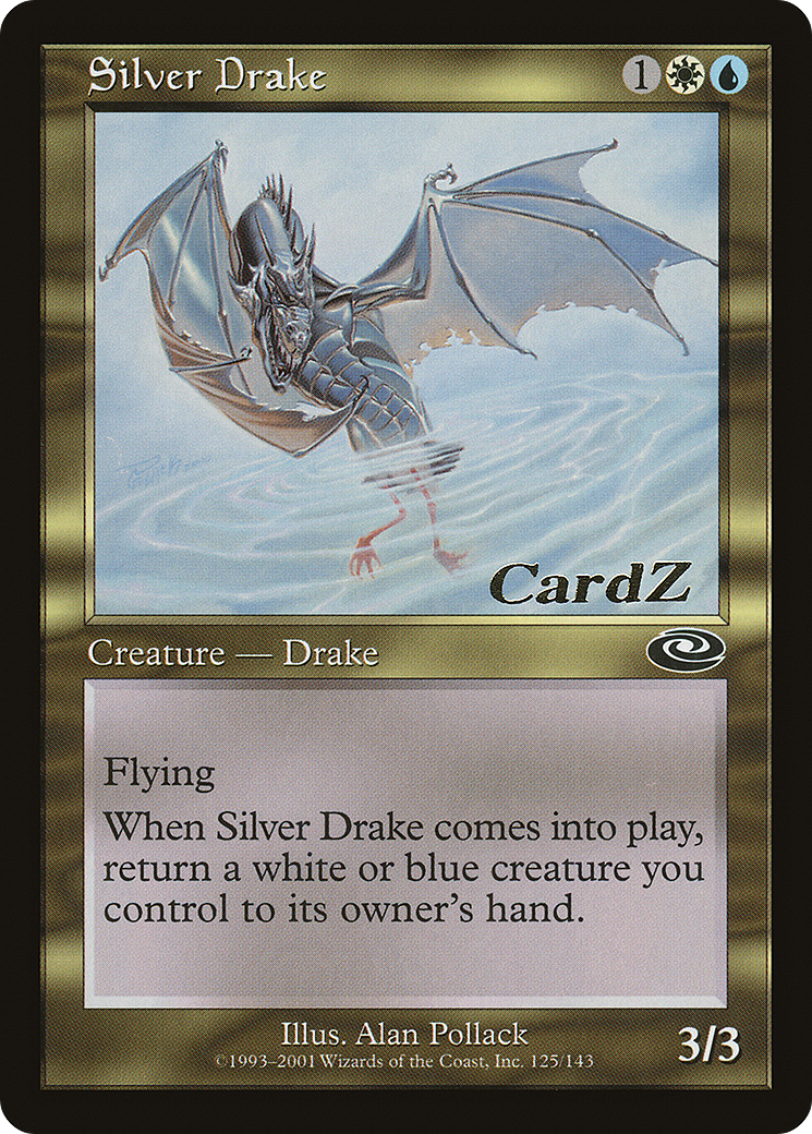 Silver Drake (PMEI-013) - Media Inserts - Premium MTG Single from Wizards of the Coast - Just $0.40! Shop now at Game Crave Tournament Store