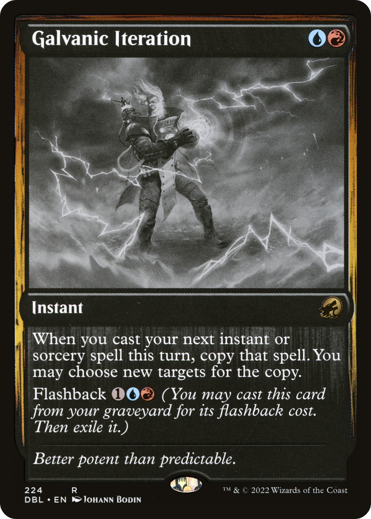 Galvanic Iteration (DBL-224) - Innistrad: Double Feature - Premium MTG Single from Wizards of the Coast - Just $0.20! Shop now at Game Crave Tournament Store
