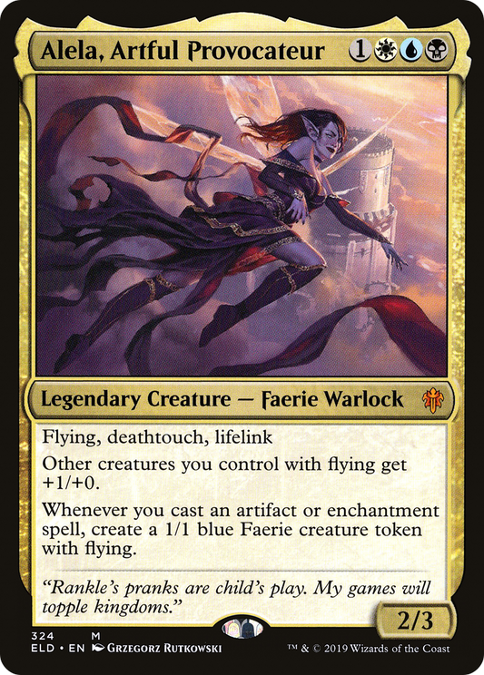 Alela, Artful Provocateur (ELD-324) - Throne of Eldraine - Premium MTG Single from Wizards of the Coast - Just $0.93! Shop now at Game Crave Tournament Store
