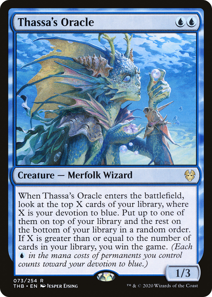Thassa's Oracle (THB-073) - Theros Beyond Death Foil - Premium MTG Single from Wizards of the Coast - Just $4.79! Shop now at Game Crave Tournament Store