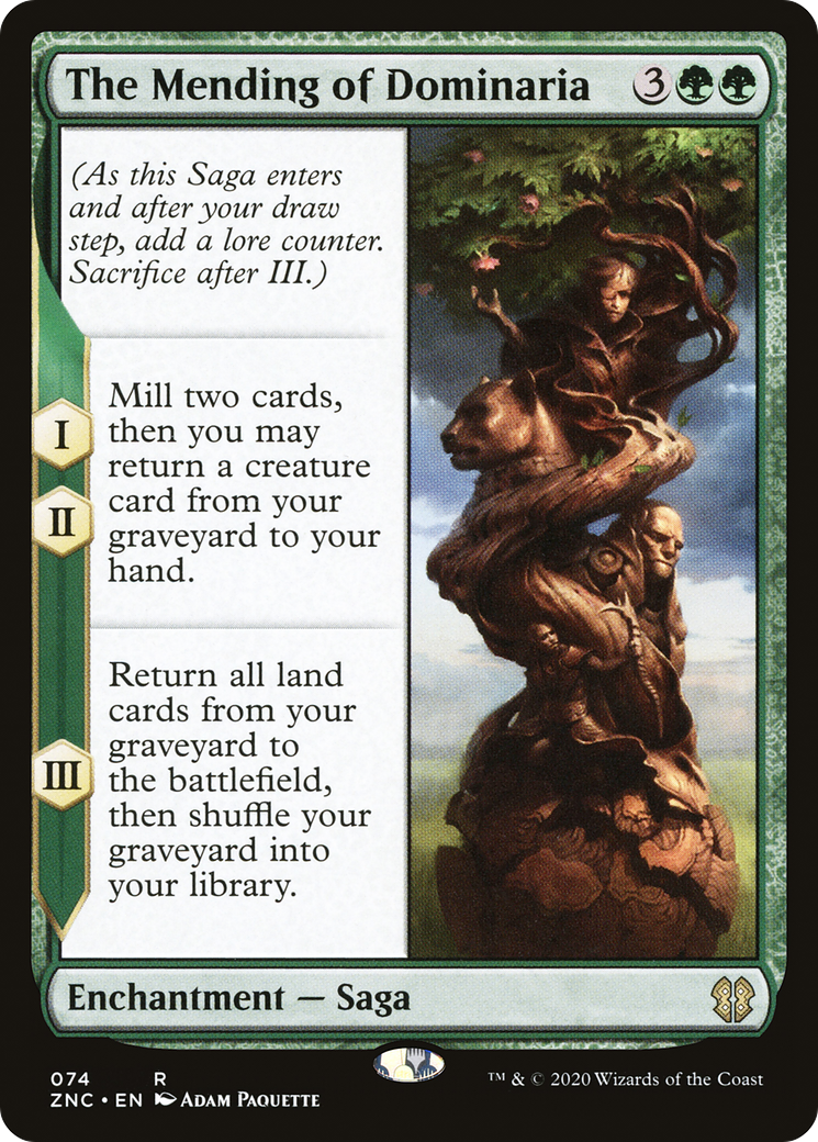 The Mending of Dominaria (ZNC-074) - Zendikar Rising Commander - Premium MTG Single from Wizards of the Coast - Just $0.25! Shop now at Game Crave Tournament Store