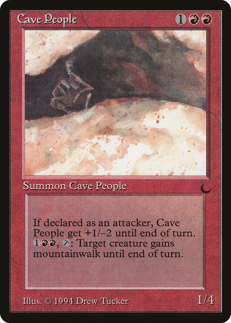 Cave People (DRK-060) - The Dark - Premium MTG Single from Wizards of the Coast - Just $0.13! Shop now at Game Crave Tournament Store