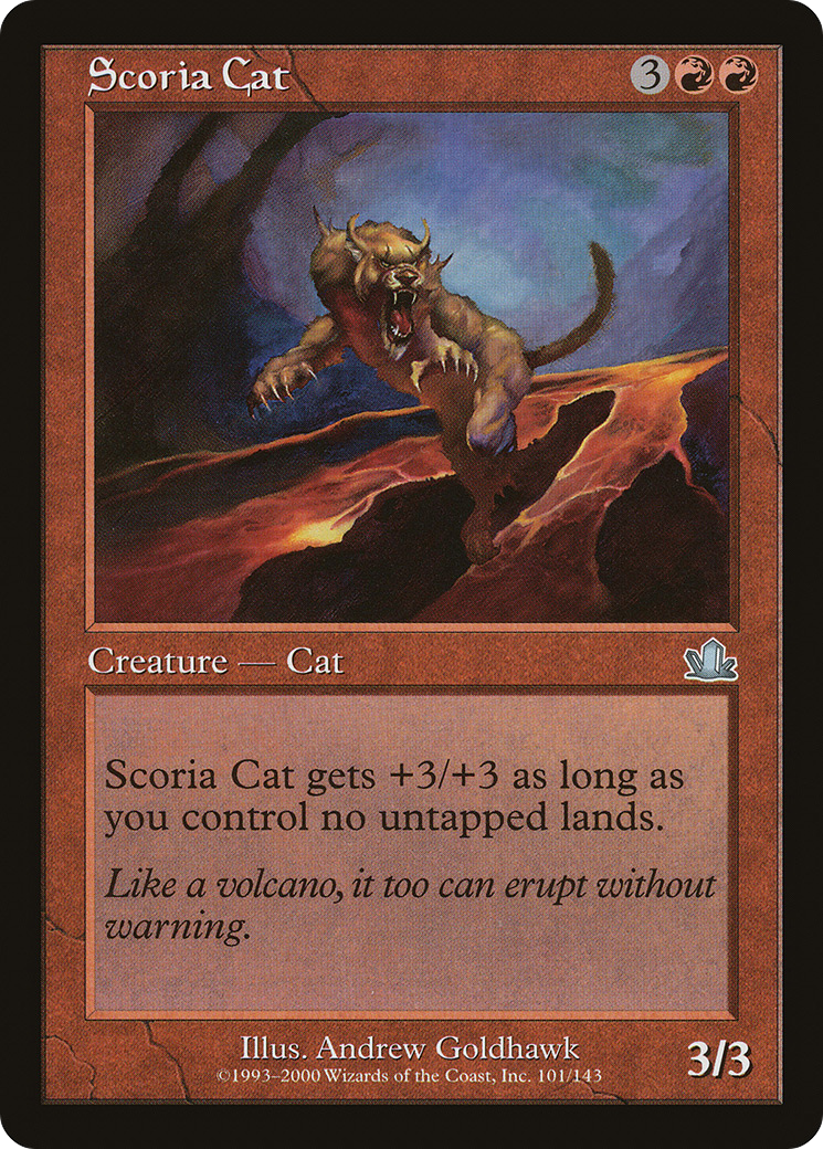 Scoria Cat (PCY-101) - Prophecy - Premium MTG Single from Wizards of the Coast - Just $0.08! Shop now at Game Crave Tournament Store