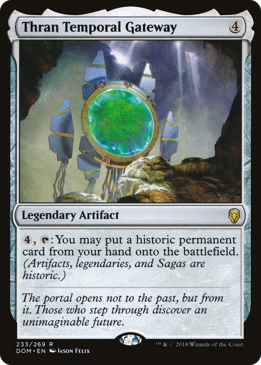 Thran Temporal Gateway (DOM-233) - Dominaria - Premium MTG Single from Wizards of the Coast - Just $0.13! Shop now at Game Crave Tournament Store