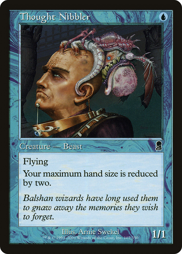 Thought Nibbler (ODY-107) - Odyssey Foil - Premium MTG Single from Wizards of the Coast - Just $0.11! Shop now at Game Crave Tournament Store