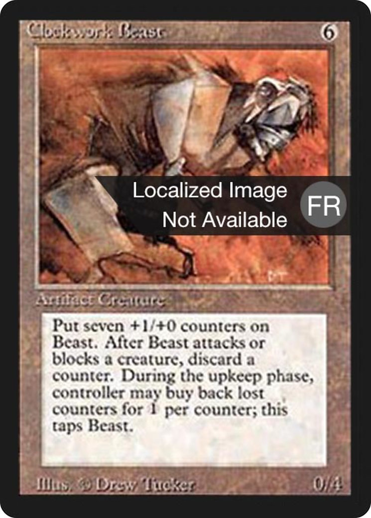 Clockwork Beast (FBB-240) - Foreign Black Border - Premium MTG Single from Wizards of the Coast - Just $2.40! Shop now at Game Crave Tournament Store