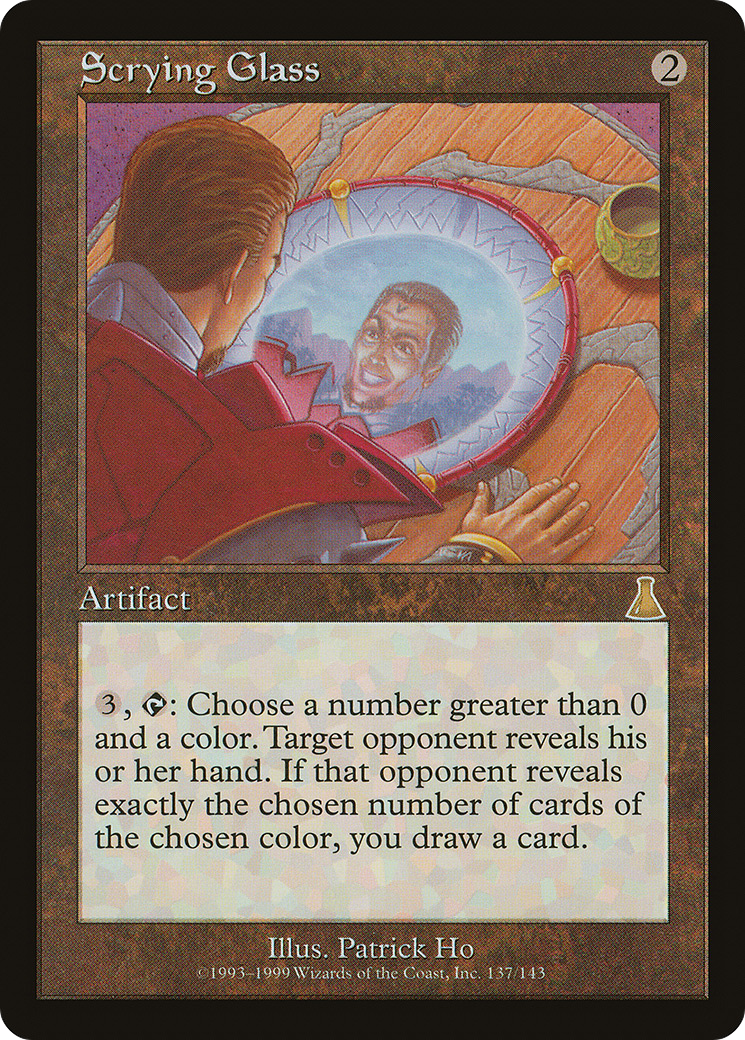 Scrying Glass (UDS-137) - Urza's Destiny - Premium MTG Single from Wizards of the Coast - Just $0.09! Shop now at Game Crave Tournament Store