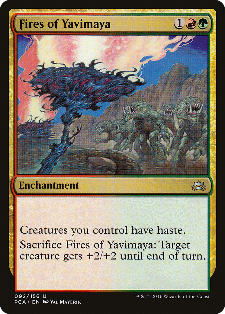 Fires of Yavimaya (PCA-092) - Planechase Anthology - Premium MTG Single from Wizards of the Coast - Just $0.61! Shop now at Game Crave Tournament Store