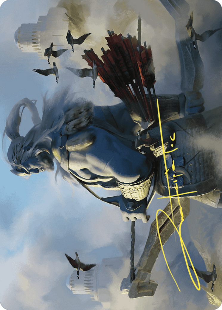 Skybeast Tracker // Skybeast Tracker (AWOE-027) - Wilds of Eldraine Art Series (Borderless) - Premium MTG Single from Wizards of the Coast - Just $0! Shop now at Game Crave Tournament Store