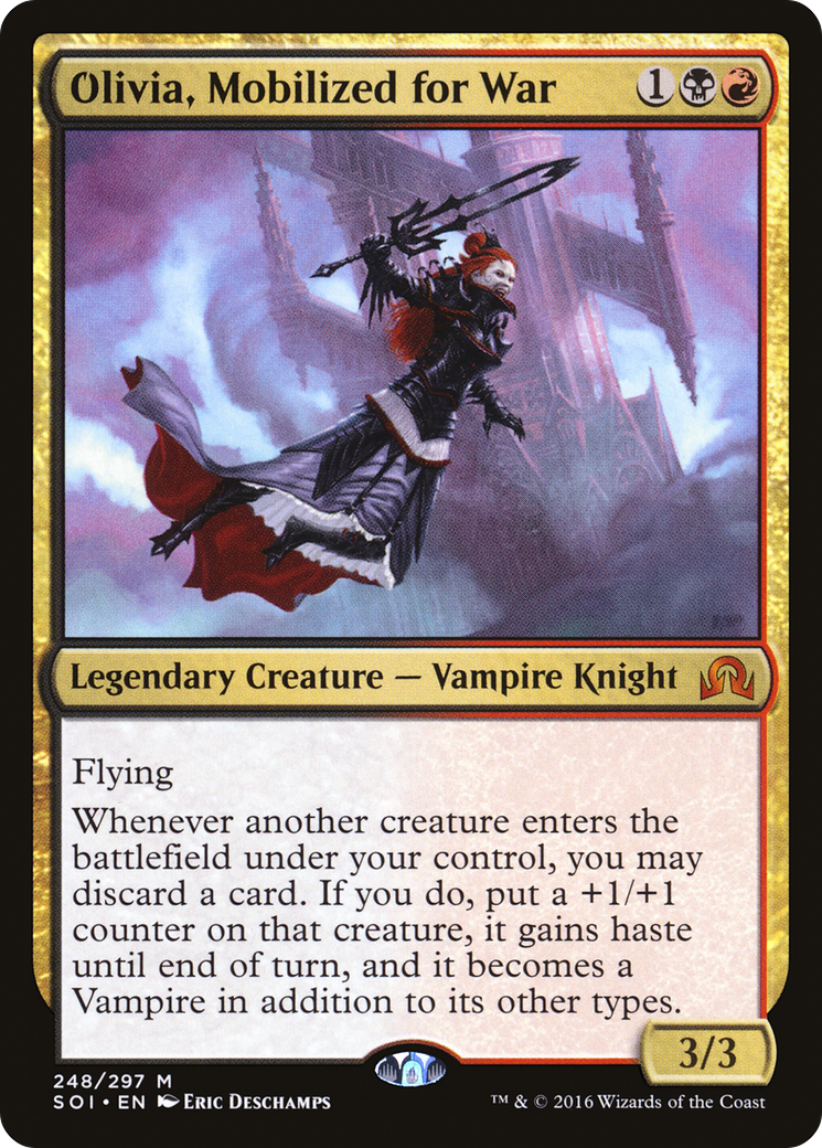 Olivia, Mobilized for War (SOI-248) - Shadows over Innistrad - Premium MTG Single from Wizards of the Coast - Just $0.17! Shop now at Game Crave Tournament Store