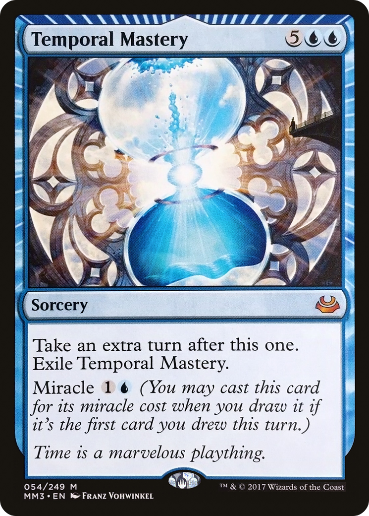 Temporal Mastery (MM3-054) - Modern Masters 2017: (miracle) - Premium MTG Single from Wizards of the Coast - Just $4.54! Shop now at Game Crave Tournament Store