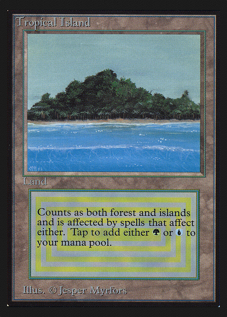 Tropical Island (CEI-284) - Intl. Collectors' Edition - Premium MTG Single from Wizards of the Coast - Just $60! Shop now at Game Crave Tournament Store
