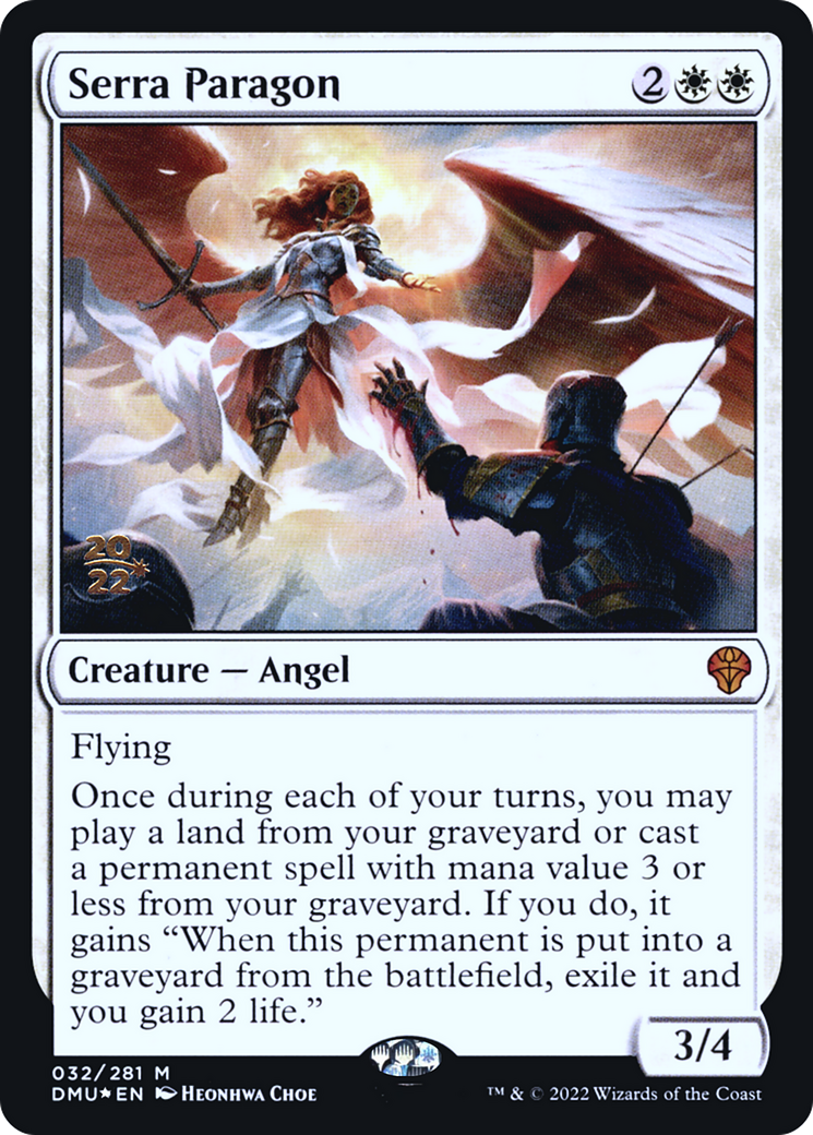 Serra Paragon (PDMU-32S) - Dominaria United Promos Foil - Premium MTG Single from Wizards of the Coast - Just $1.81! Shop now at Game Crave Tournament Store