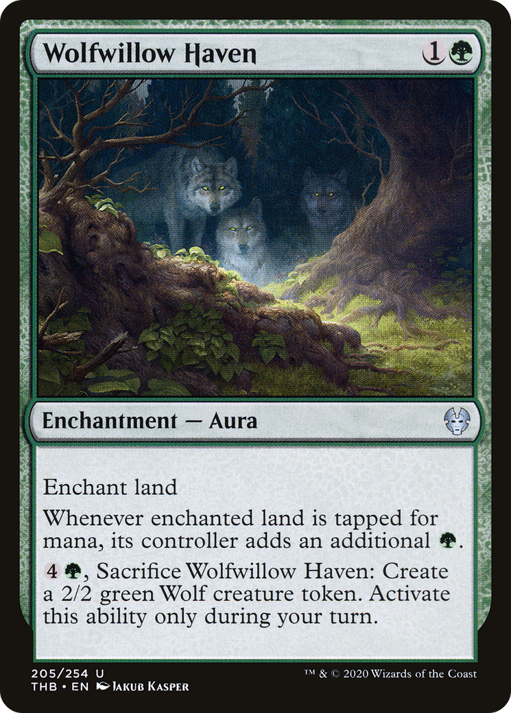 Wolfwillow Haven (THB-205) - Theros Beyond Death - Premium MTG Single from Wizards of the Coast - Just $0.25! Shop now at Game Crave Tournament Store