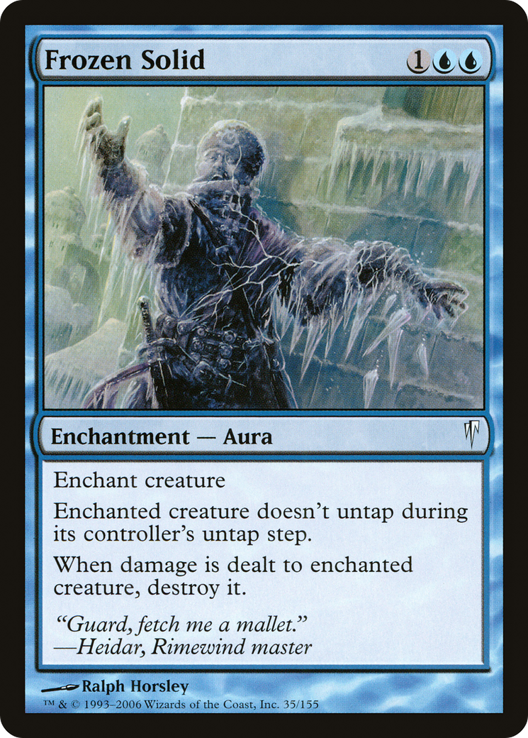 Frozen Solid (CSP-035) - Coldsnap - Premium MTG Single from Wizards of the Coast - Just $0.08! Shop now at Game Crave Tournament Store