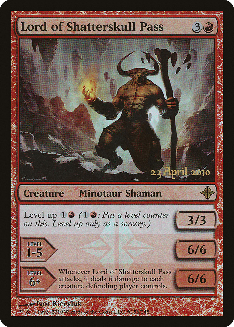 Lord of Shatterskull Pass (PROE-156★) - Rise of the Eldrazi Promos Foil - Premium MTG Single from Wizards of the Coast - Just $0.13! Shop now at Game Crave Tournament Store