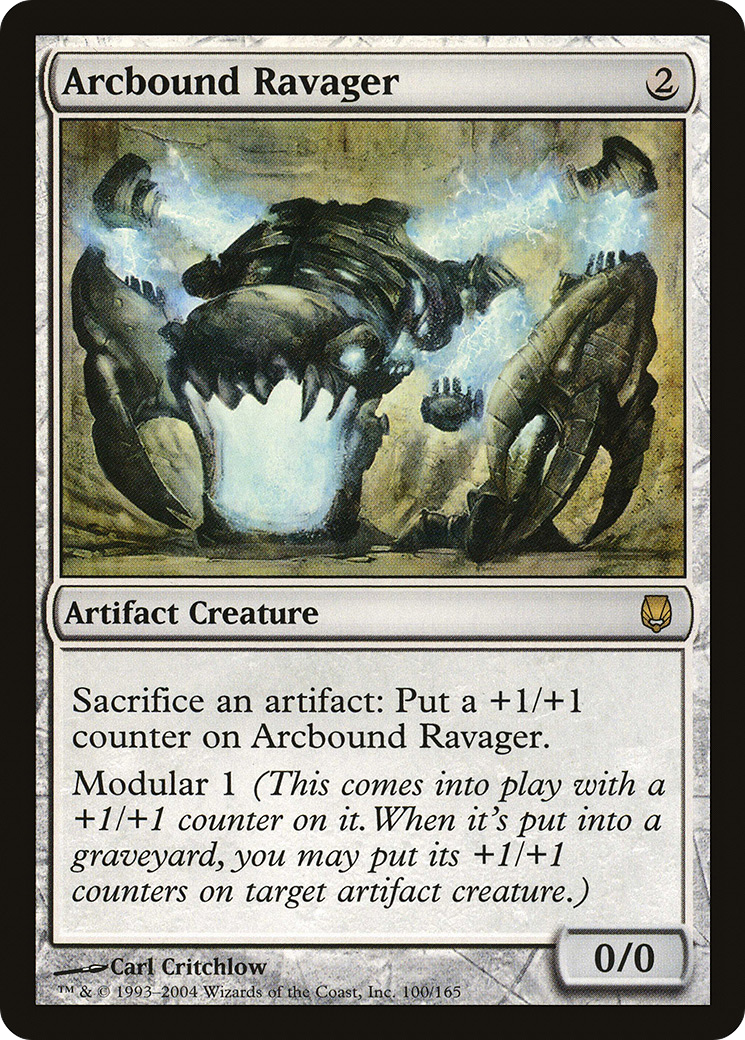 Arcbound Ravager (DST-100) - Darksteel - Premium MTG Single from Wizards of the Coast - Just $10.52! Shop now at Game Crave Tournament Store