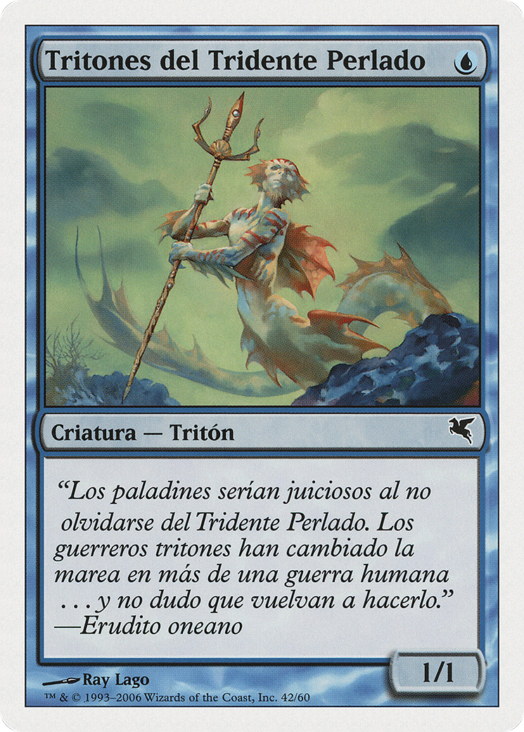Merfolk of the Pearl Trident (PSAL-E42) - Salvat 2005 - Premium MTG Single from Wizards of the Coast - Just $0! Shop now at Game Crave Tournament Store