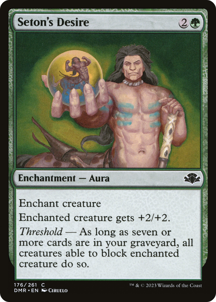 Seton's Desire (DMR-176) - Dominaria Remastered - Premium MTG Single from Wizards of the Coast - Just $0.08! Shop now at Game Crave Tournament Store