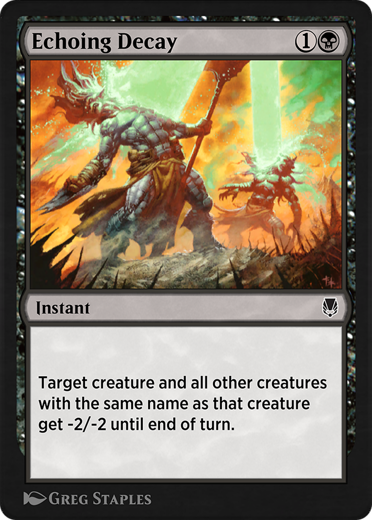 Echoing Decay (HA7-007) - Historic Anthology 7 - Premium MTG Single from Wizards of the Coast - Just $0! Shop now at Game Crave Tournament Store