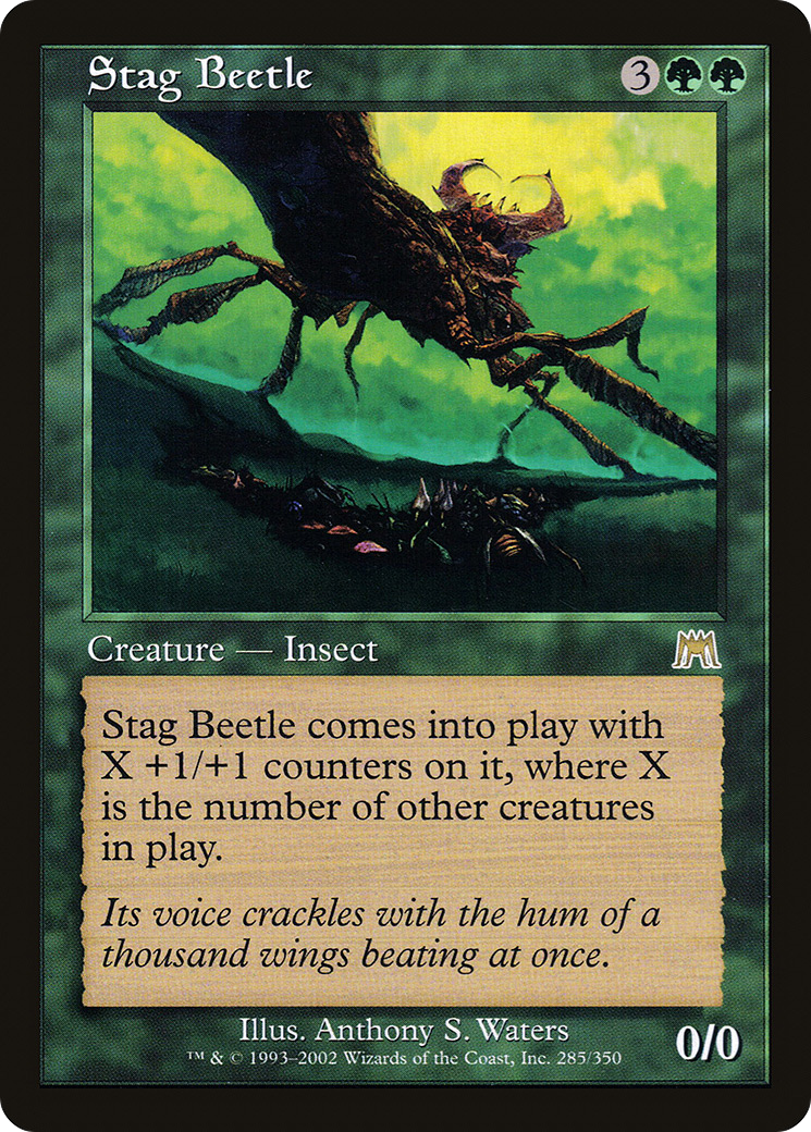 Stag Beetle (ONS-285) - Onslaught - Premium MTG Single from Wizards of the Coast - Just $0.22! Shop now at Game Crave Tournament Store