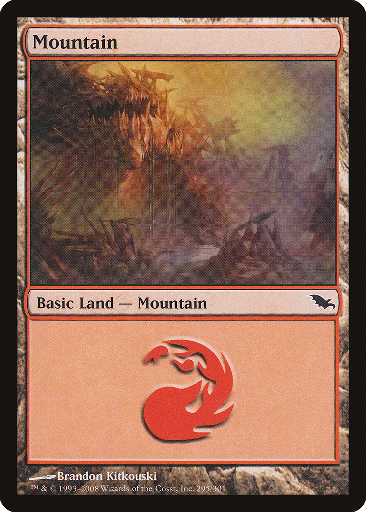 Mountain (SHM-295) - Shadowmoor - Premium MTG Single from Wizards of the Coast - Just $0.08! Shop now at Game Crave Tournament Store