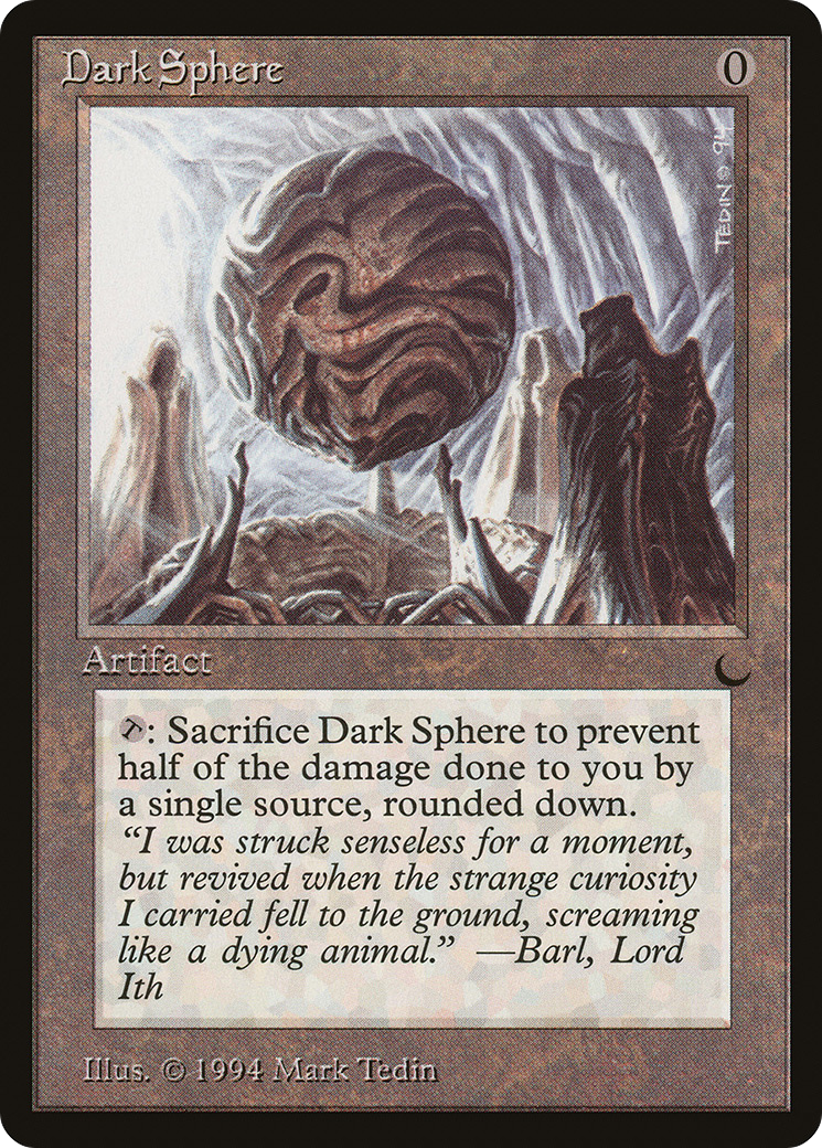 Dark Sphere (DRK-100) - The Dark - Premium MTG Single from Wizards of the Coast - Just $1.12! Shop now at Game Crave Tournament Store