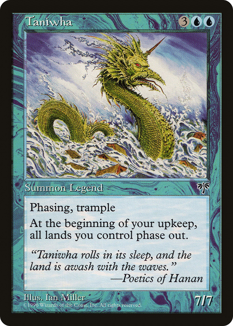 Taniwha (MIR-095) - Mirage - Premium MTG Single from Wizards of the Coast - Just $1.07! Shop now at Game Crave Tournament Store