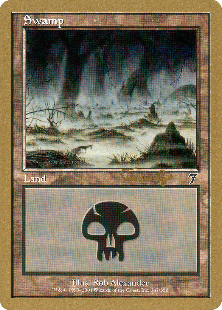 Swamp (WC01-TVDL347) - World Championship Decks 2001 - Premium MTG Single from Wizards of the Coast - Just $0.23! Shop now at Game Crave Tournament Store