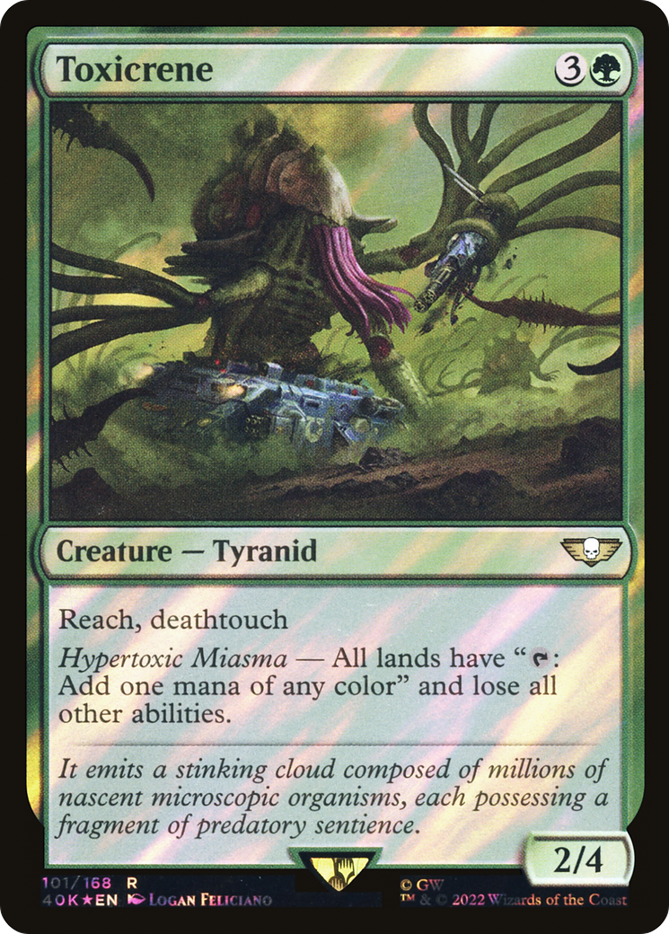 Toxicrene (40K-101★) - Warhammer 40,000 Commander Foil - Premium MTG Single from Wizards of the Coast - Just $1.14! Shop now at Game Crave Tournament Store
