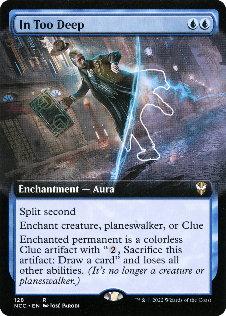 In Too Deep (NCC-128) - New Capenna Commander: (Extended Art) - Premium MTG Single from Wizards of the Coast - Just $0.71! Shop now at Game Crave Tournament Store