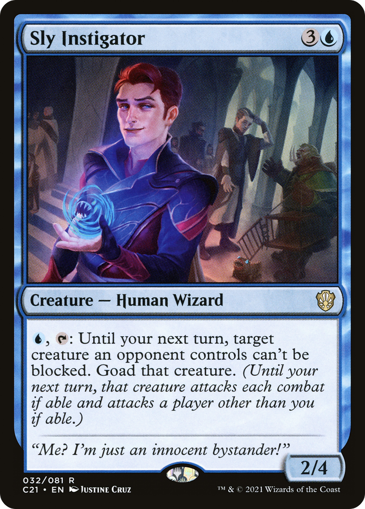Sly Instigator (C21-032) - Commander 2021 - Premium MTG Single from Wizards of the Coast - Just $0.08! Shop now at Game Crave Tournament Store