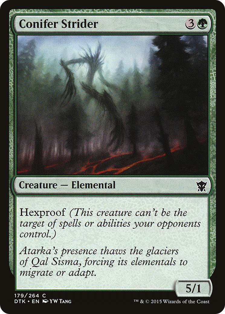 Conifer Strider (DTK-179) - Dragons of Tarkir Foil - Premium MTG Single from Wizards of the Coast - Just $0.08! Shop now at Game Crave Tournament Store