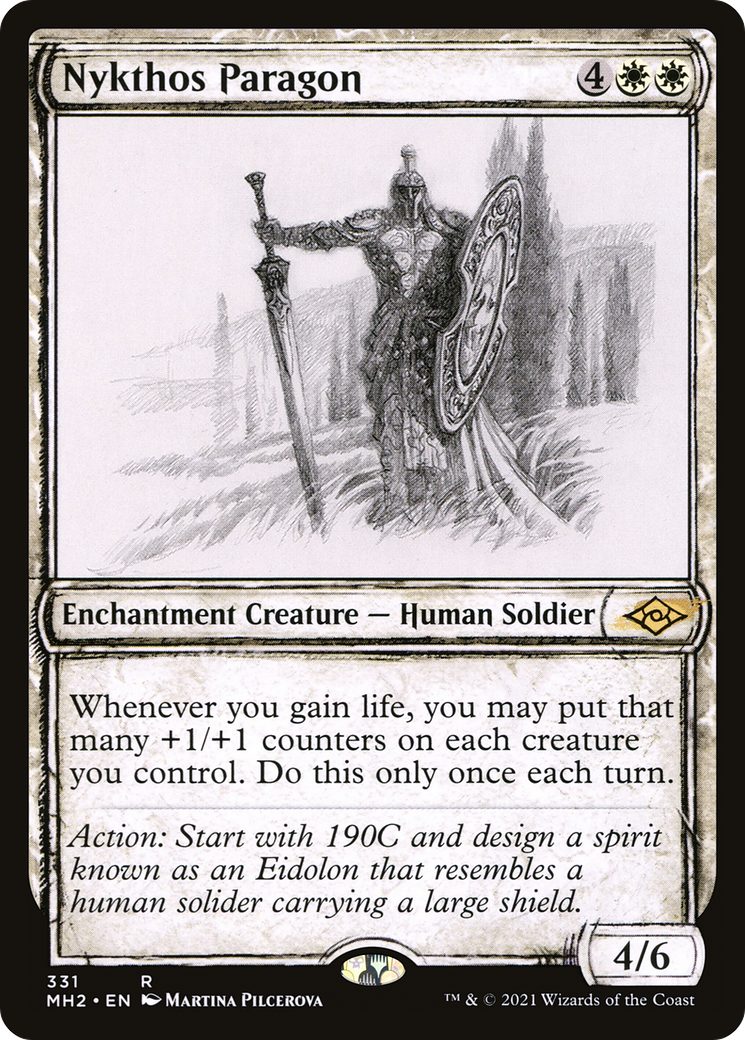 Nykthos Paragon (MH2-331) - Modern Horizons 2: (Showcase) Foil - Premium MTG Single from Wizards of the Coast - Just $0.14! Shop now at Game Crave Tournament Store