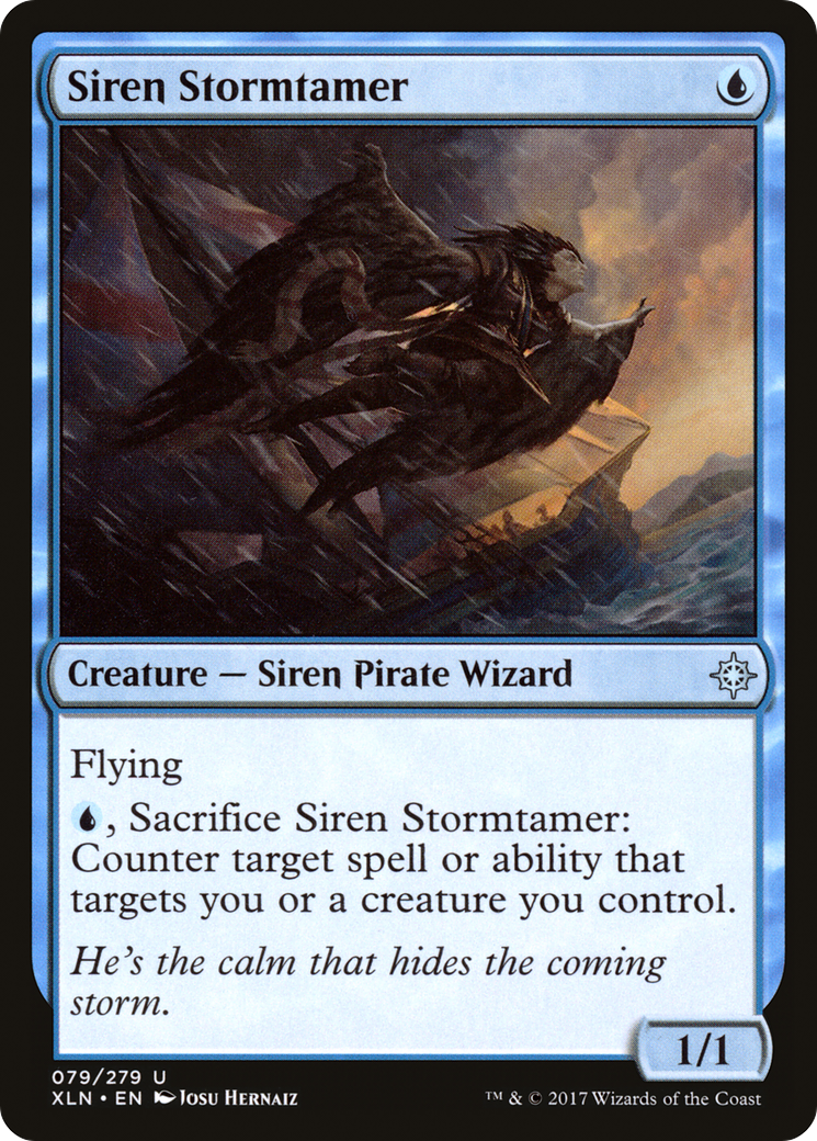 Siren Stormtamer (XLN-079) - Ixalan Foil - Premium MTG Single from Wizards of the Coast - Just $1.03! Shop now at Game Crave Tournament Store