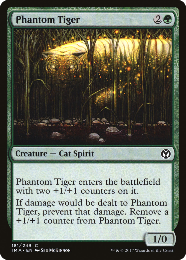 Phantom Tiger (IMA-181) - Iconic Masters - Premium MTG Single from Wizards of the Coast - Just $0.08! Shop now at Game Crave Tournament Store