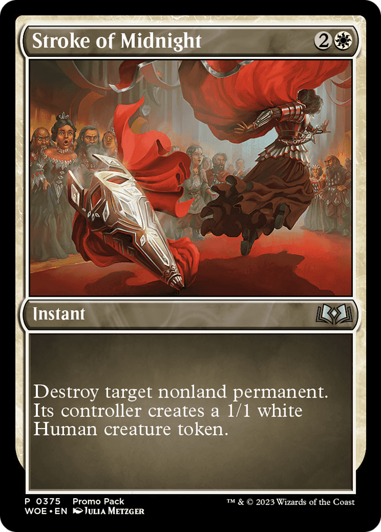 Stroke of Midnight (WOE-375) - Wilds of Eldraine Foil - Premium MTG Single from Wizards of the Coast - Just $1.20! Shop now at Game Crave Tournament Store