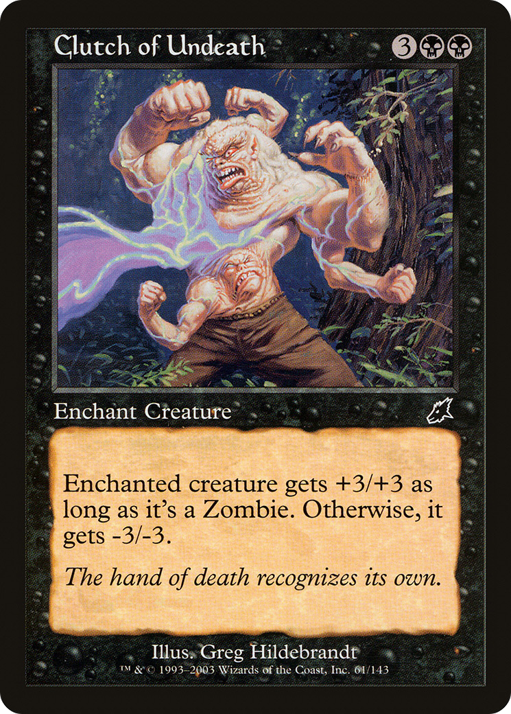 Clutch of Undeath (SCG-061) - Scourge Foil - Premium MTG Single from Wizards of the Coast - Just $0.13! Shop now at Game Crave Tournament Store