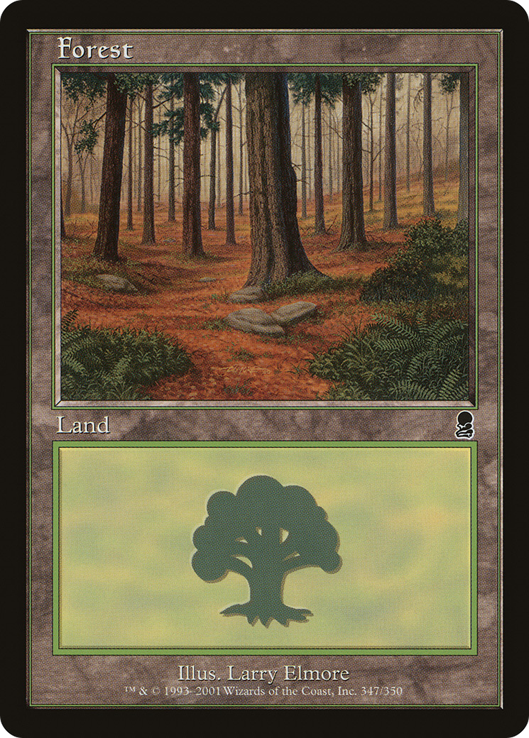 Forest (ODY-347) - Odyssey - Premium MTG Single from Wizards of the Coast - Just $0.18! Shop now at Game Crave Tournament Store