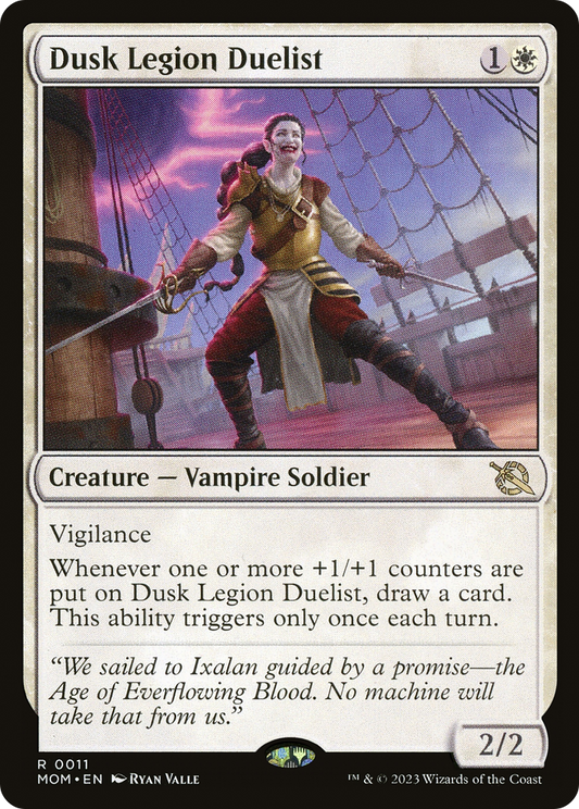 Dusk Legion Duelist (MOM-011) - March of the Machine - Premium MTG Single from Wizards of the Coast - Just $0.17! Shop now at Game Crave Tournament Store