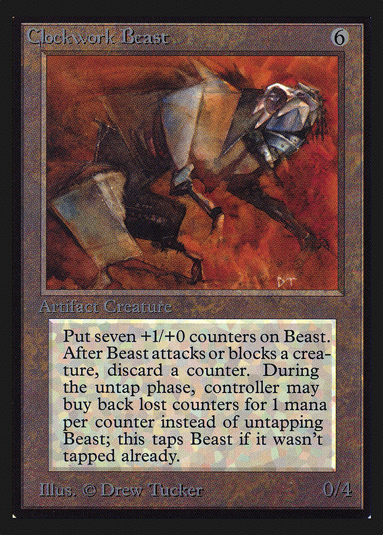 Clockwork Beast (CEI-237) - Intl. Collectors' Edition - Premium MTG Single from Wizards of the Coast - Just $0.25! Shop now at Game Crave Tournament Store