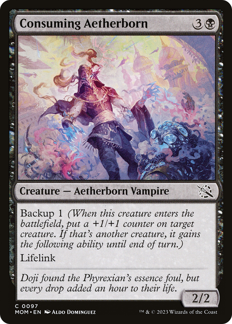 Consuming Aetherborn (MOM-097) - March of the Machine - Premium MTG Single from Wizards of the Coast - Just $0.08! Shop now at Game Crave Tournament Store